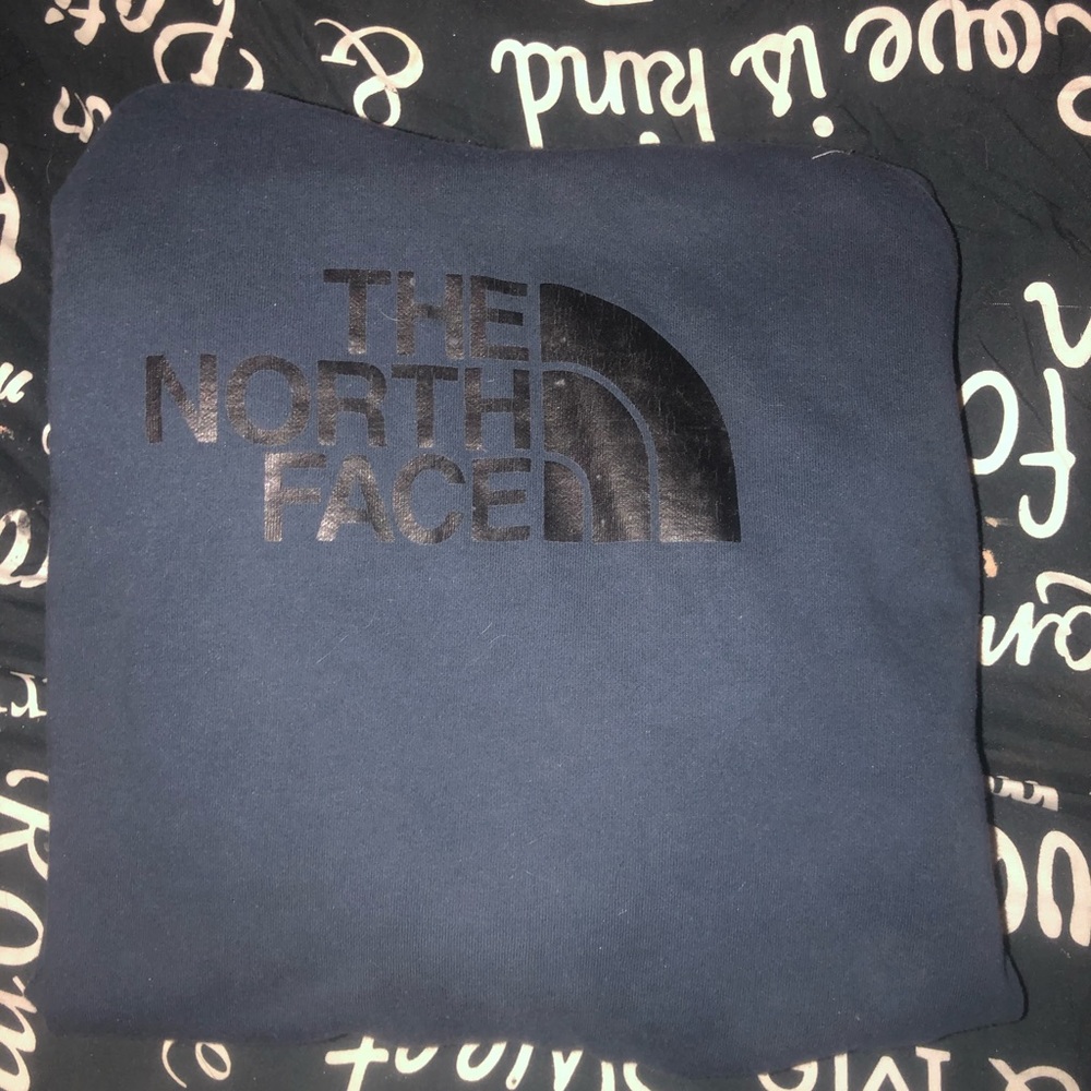 Navy Blue North Face Hoodie